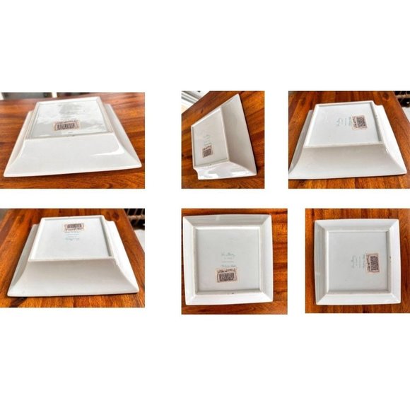 NWT Vera Bradley Peacock Dish My Home Andrea Sadek Turquoise Square - Picture 10 of 12